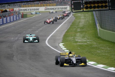 Giorgio Pantano førte an - senere drillede teknikken (Foto: GP2series)
